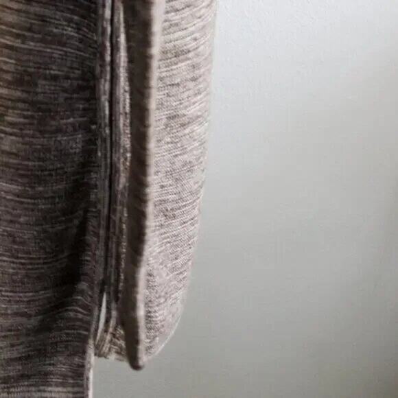 Ellen Tracy Brown White Tunic Knit Hi-Low Knit Sweater Size Small - Picture 8 of 8